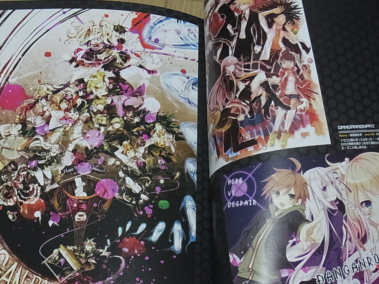 pixiv DANGANRONPA The Animation Official Color Fan Art Illust Collection Book
