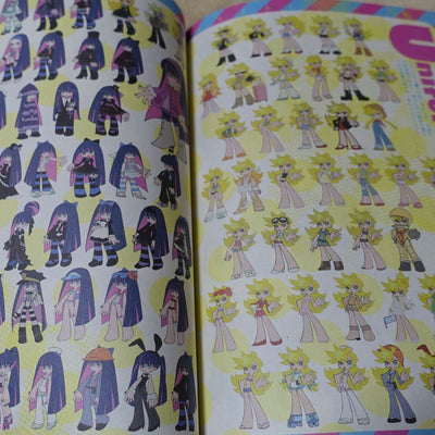 Panty and Stocking Design Data Illustration Art Book DATENCITY PAPARAZZI &