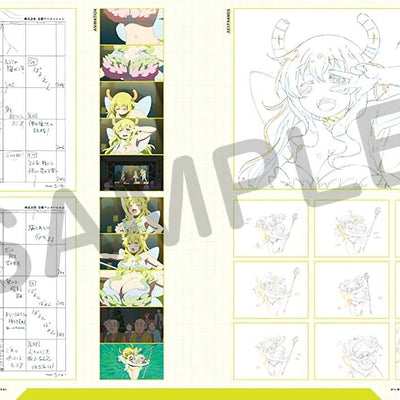 Kyoto Animation Miss Kobayashi's Dragon Maid Setting & Key Frame Art Book Set