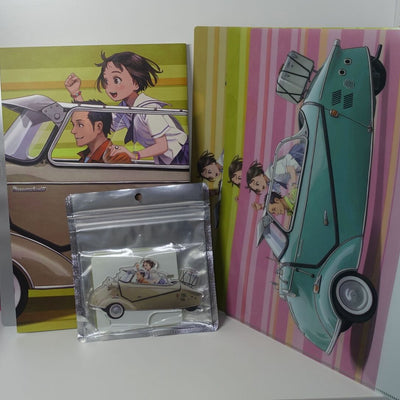 Range Murata Pasta's Estab Color Art Book & Stand Figure PVC Art Sheet Set C100