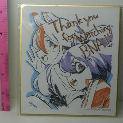 BNA Staff Illustration Shikishi Art Board Naoki Takeda