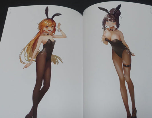 GAKAKU Original Bunny Girl Art Book BUNNY HONEY BUNNY STANDING BUNNY 1