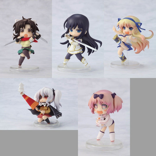 Senran Kagura2 SHINOVI VERSUS mini figure 5 SET Hanzo Gakuin
