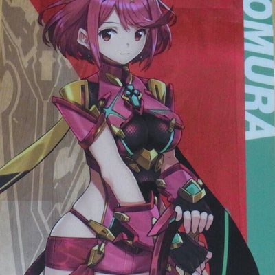 Nintendo Store Xenoblade2 A3 Size Plastic Clear Poster Xenoblade HOMURA