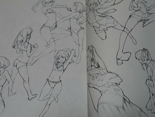Syuuichi Izeki Animation Illustrator Portfolio Art Book Working Girls 3