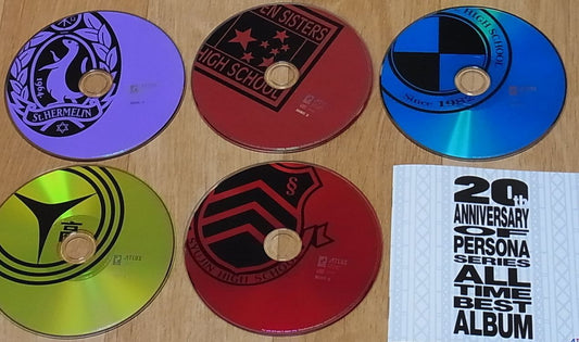 Persona5 20th Anniversary All Time Best Album CD 5 SET Persona 5 Total 137tracks