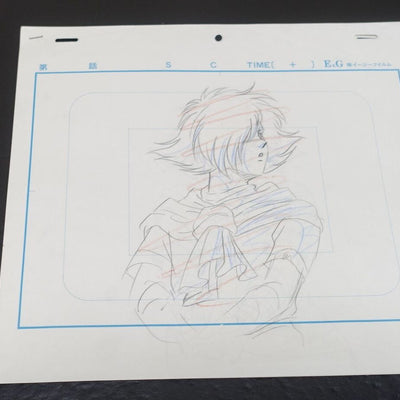 Cel & Raw Between Frame Art Sheet The Slayers ZELGADISS Japanese Animation