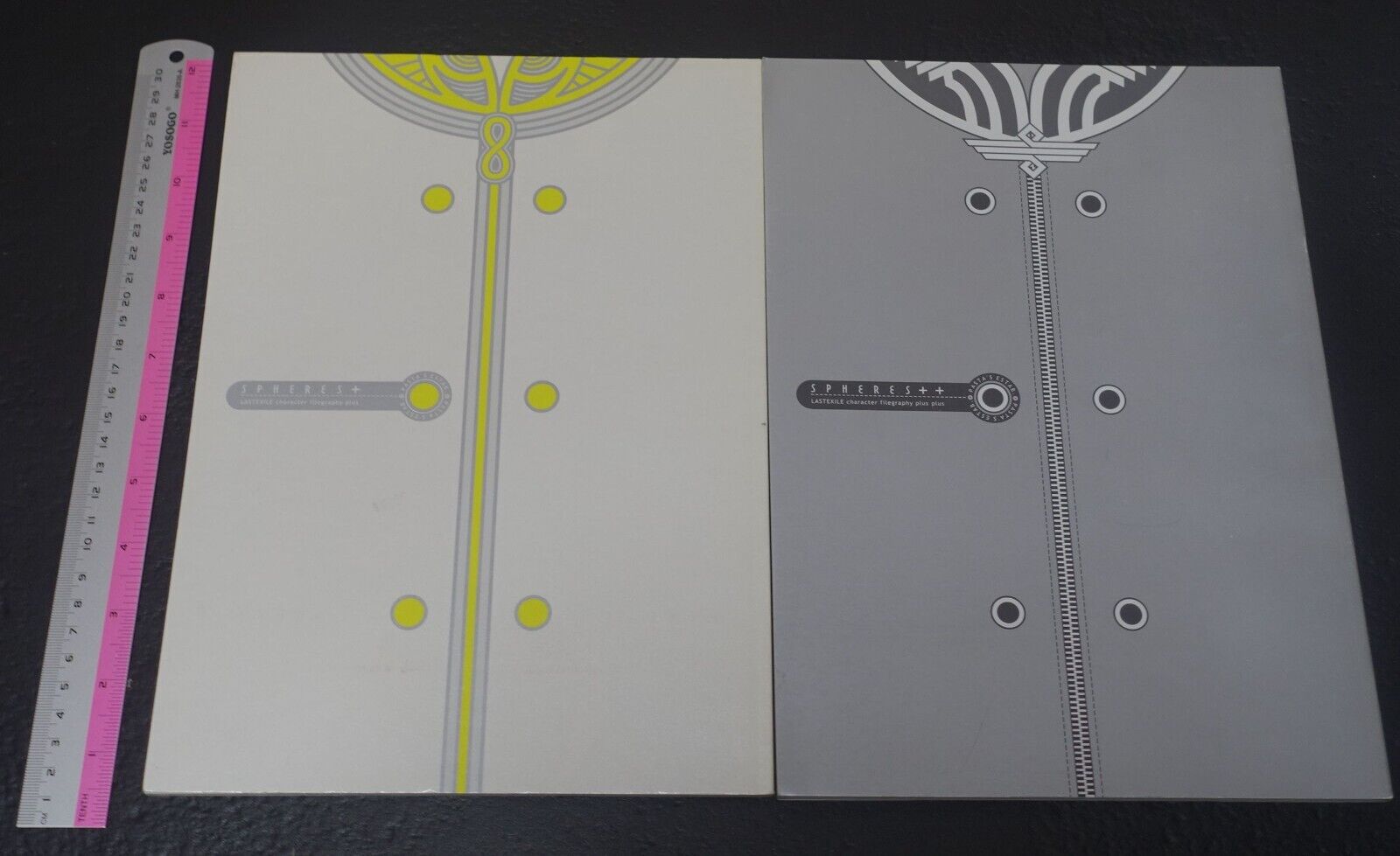 RANGE MURATA LASTEXILE character filegraphy Book set SPHERES PLUS & PLUS PLUS