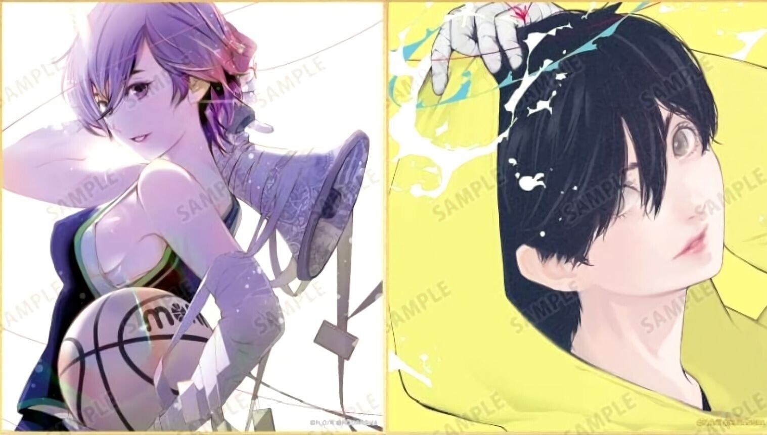 Oh!Great Bakemonogatari Comic Ver Printed Mini Shikishi Art Board Suruga Kanbaru