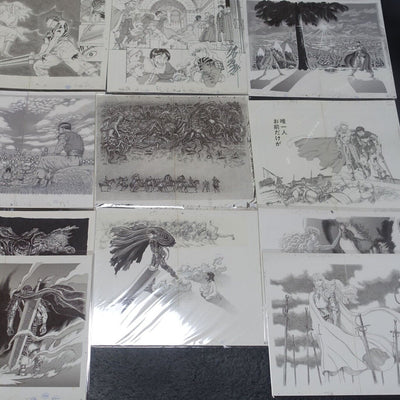 BERSERK Exhibition Item Reproduction of Original Picture 17 piece complete set