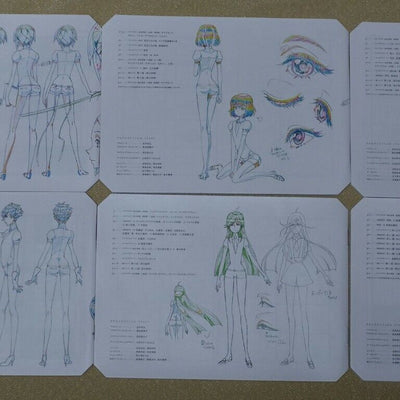 Houseki no Kuni Land of the Lustrous ART WORK COLLECTION Vol.1-6 complete set