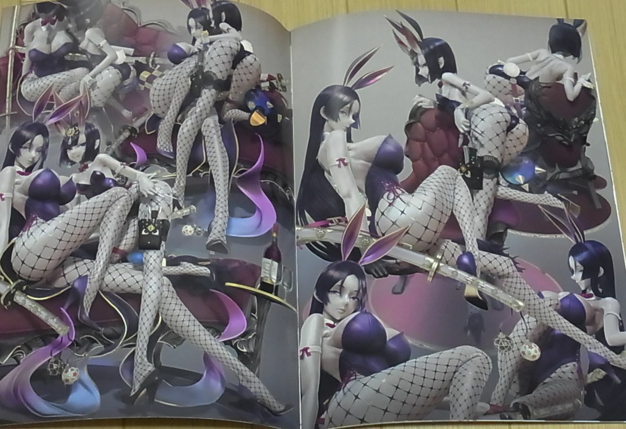 Honjou Raita Fate FGO Designer's Fan Art Book Rakugaki1-3 Complete Set Raikou
