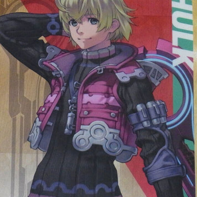 Nintendo Store Xenoblade2 A3 Size Plastic Clear Poster Xenoblade SHULK