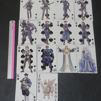 Raita Exhibition Event Valkyria Chronicles Playing Card Style Art Card 12 pieces