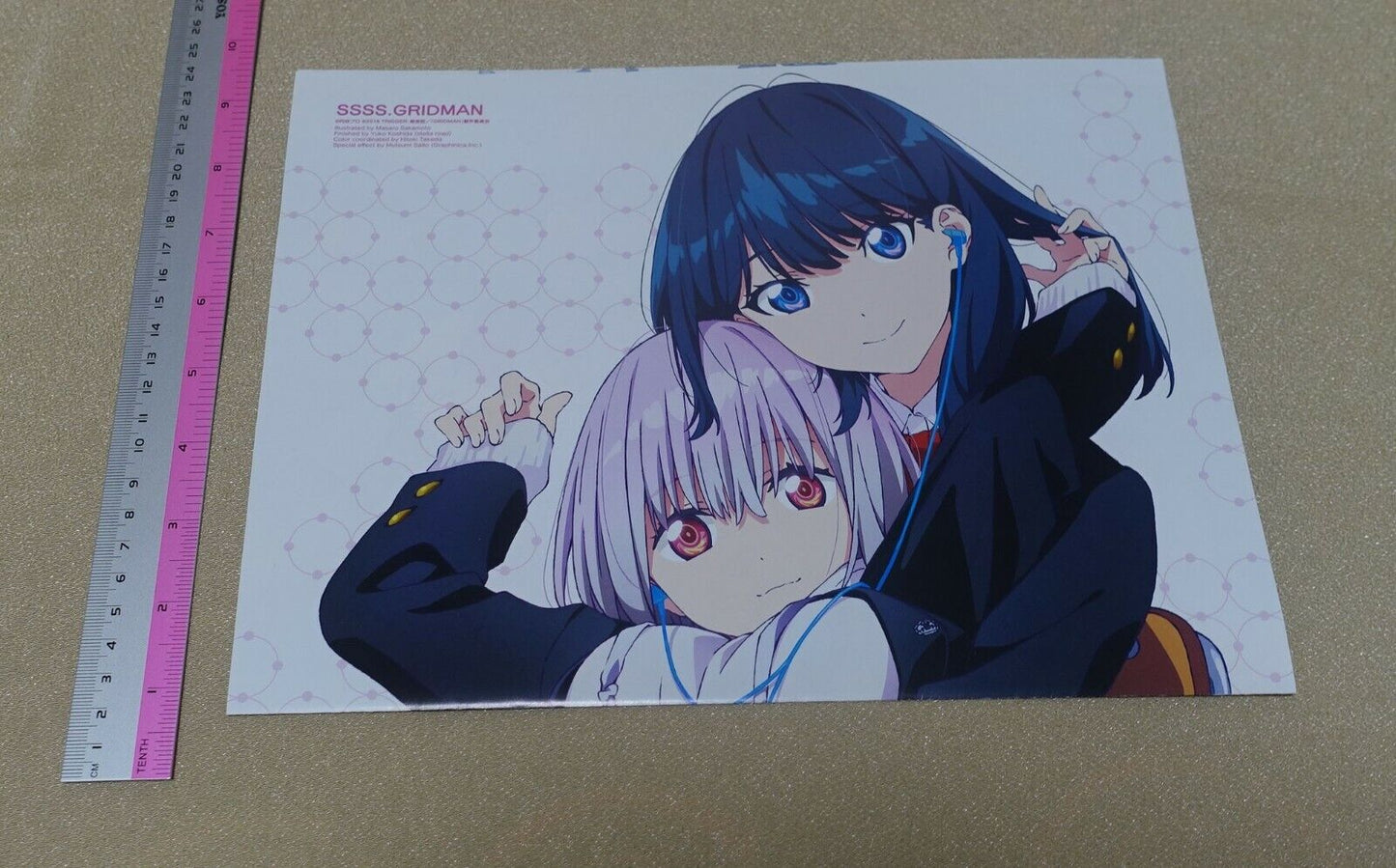 SSSS.GRIDMAN & Gintama Reversible Poster Akane Rikka Gintoki Hijikata