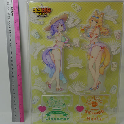 Nekopara After Acrylic Stand Figure Set Cinnamon & Maple C100