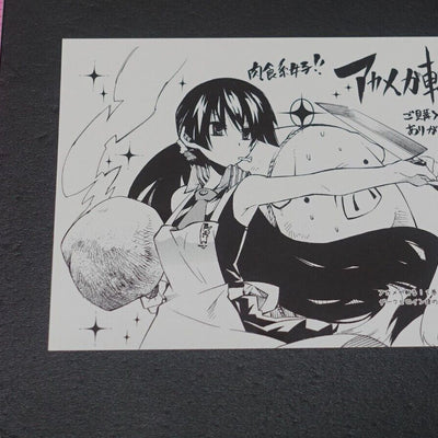 Tetsuya Tashiro Akame ga Kill! Privilege Art Card G Akame