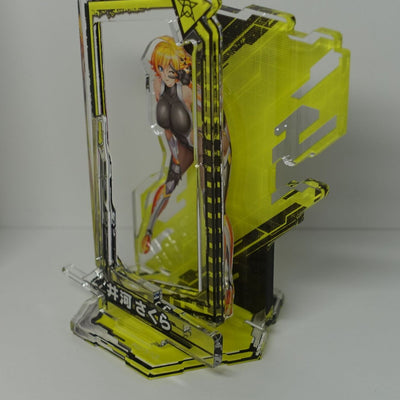 Taimanin Asagi Acrylic Diorama Stand Figure Sakura C100