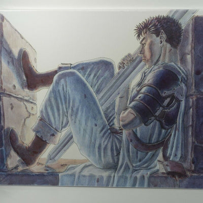 BERSERK EXHIBITION EVENT ITEM Big Fine Art Board 41x32cm Guts on the Fort