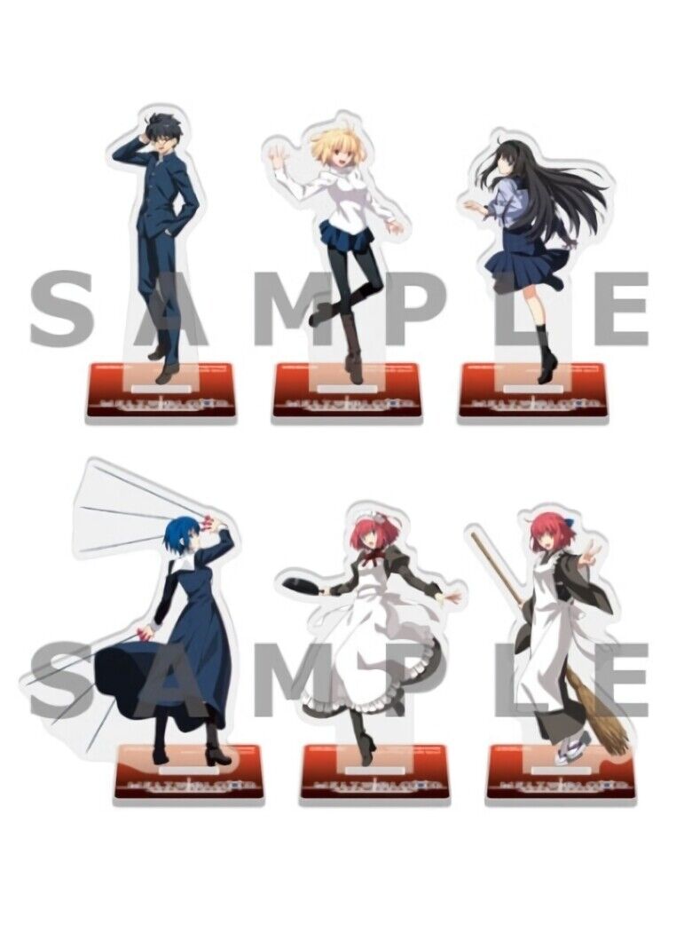 MELTY BLOOD TYPE LUMINA Acrylic Stand Figure 6 Set