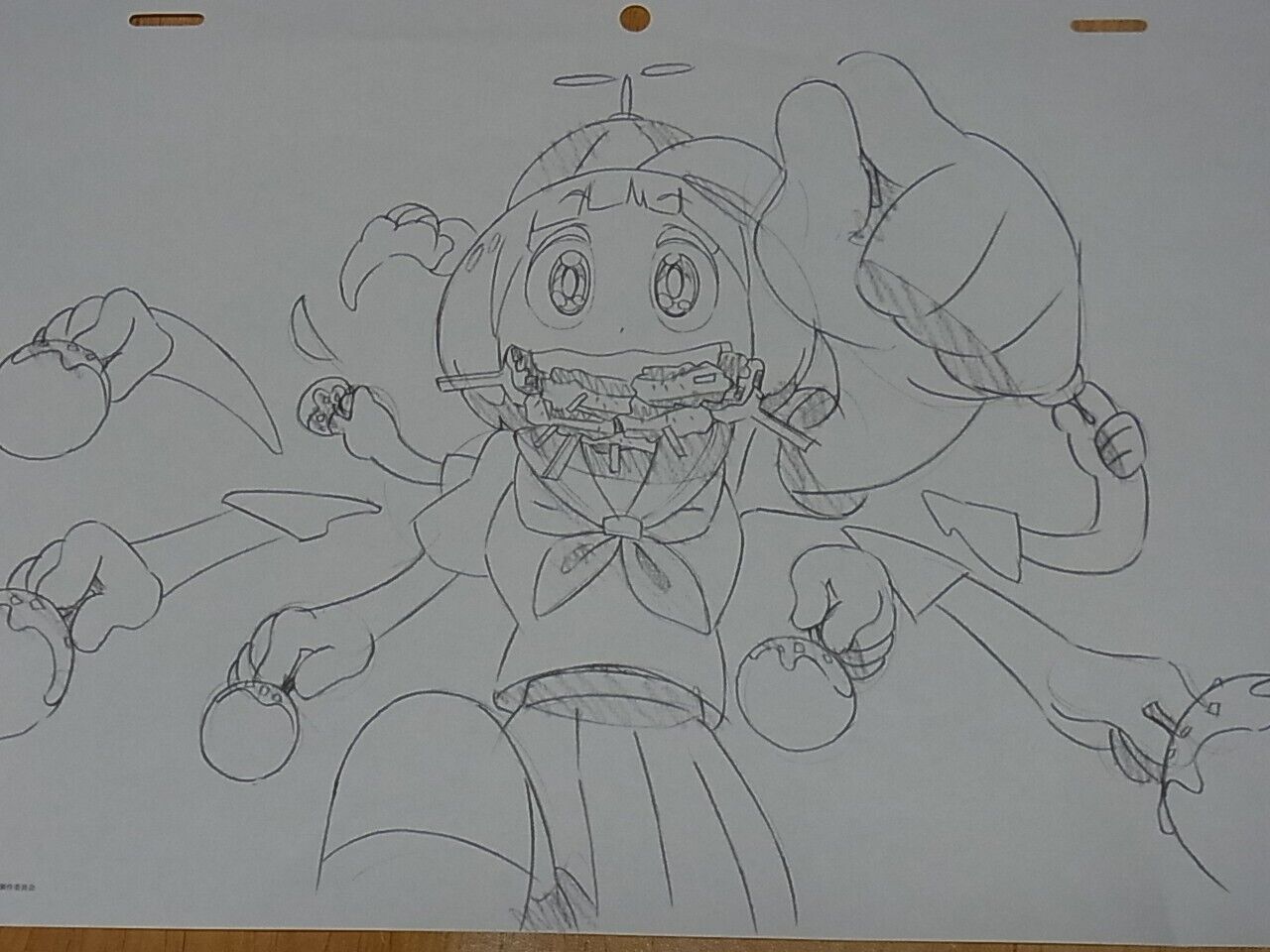 Kill la Kill Printed Key Frame Art 3 piece Set D RARE