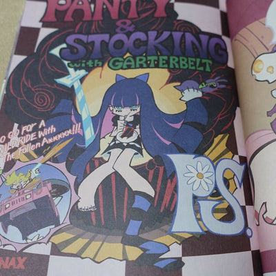 Panty and Stocking Design Data Illustration Art Book DATENCITY PAPARAZZI &