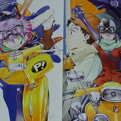 3-7 Days from Japan FLCL Key Frame Art Collection GROUND WORK OF FLCL 222 page