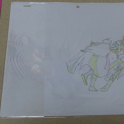 Cel & Raw Key Frame Art The Slayers Rina & Naga B37 Japanese Animation