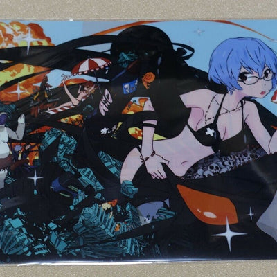 SUSHIO 20th Anniversary Exhibition Event Item PVC Art Sheet EVANGELION REI