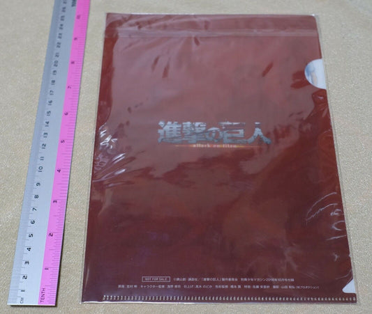 Attack on Titan PVC Art Sheet Clear File Folder