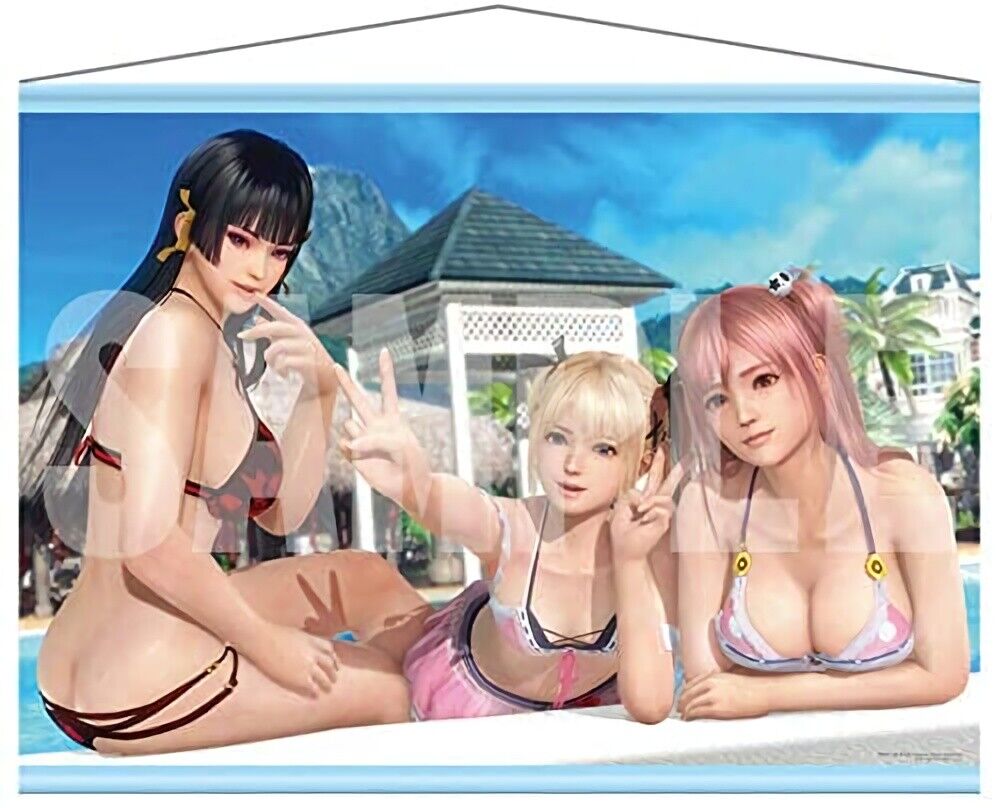 Dead or Alive Xtreme B2 Size Tapestry Wall Scroll Marie Rose Honoka Nyotengu