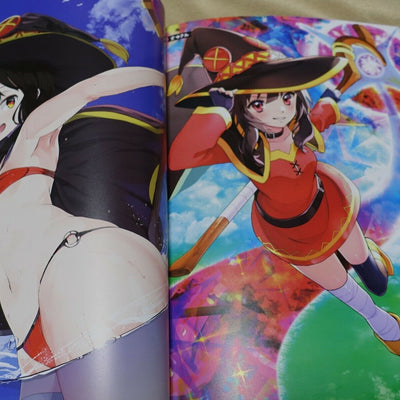 Konosuba Megumin Official Color Fan Art & Comic Book Kono Subarashii Sekai ni