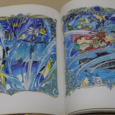 CLAMP Magic Knight Rayearth Illustrations Collection Art Book