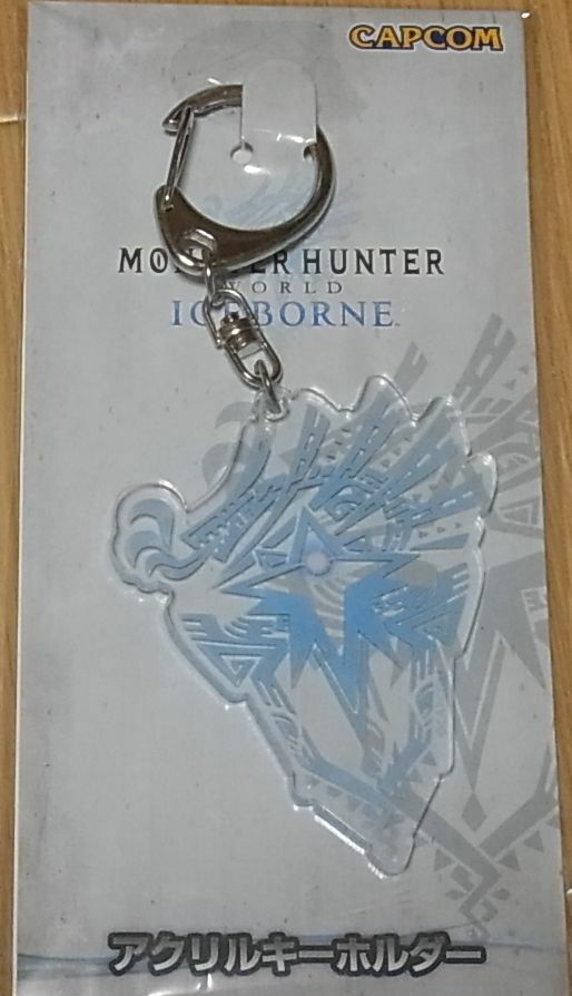 MONSTER HUNTER WORLD ICEBORNE ACRYLIC KEY CHAIN ICE BORNE