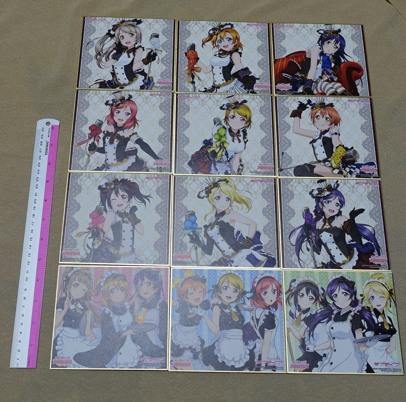 LOVE LIVE! Live Costume Shikishi Art Board 12 piece set