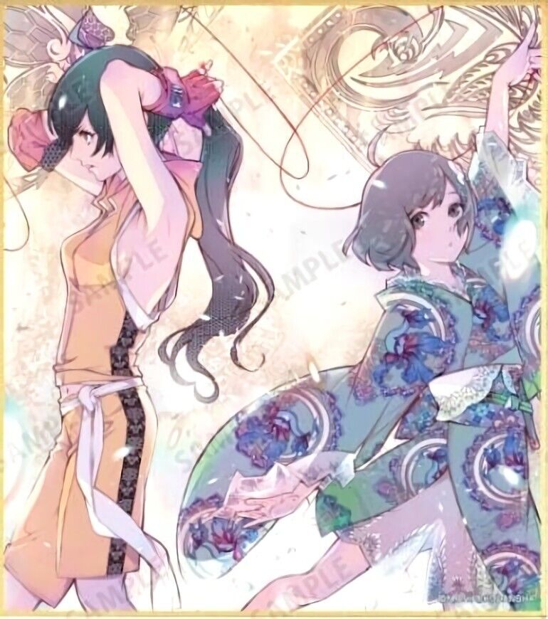 Oh!Great Bakemonogatari Comic Ver Printed Mini Shikishi Art Board 13.5 x 12 cm