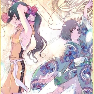 Oh!Great Bakemonogatari Comic Ver Printed Mini Shikishi Art Board 13.5 x 12 cm