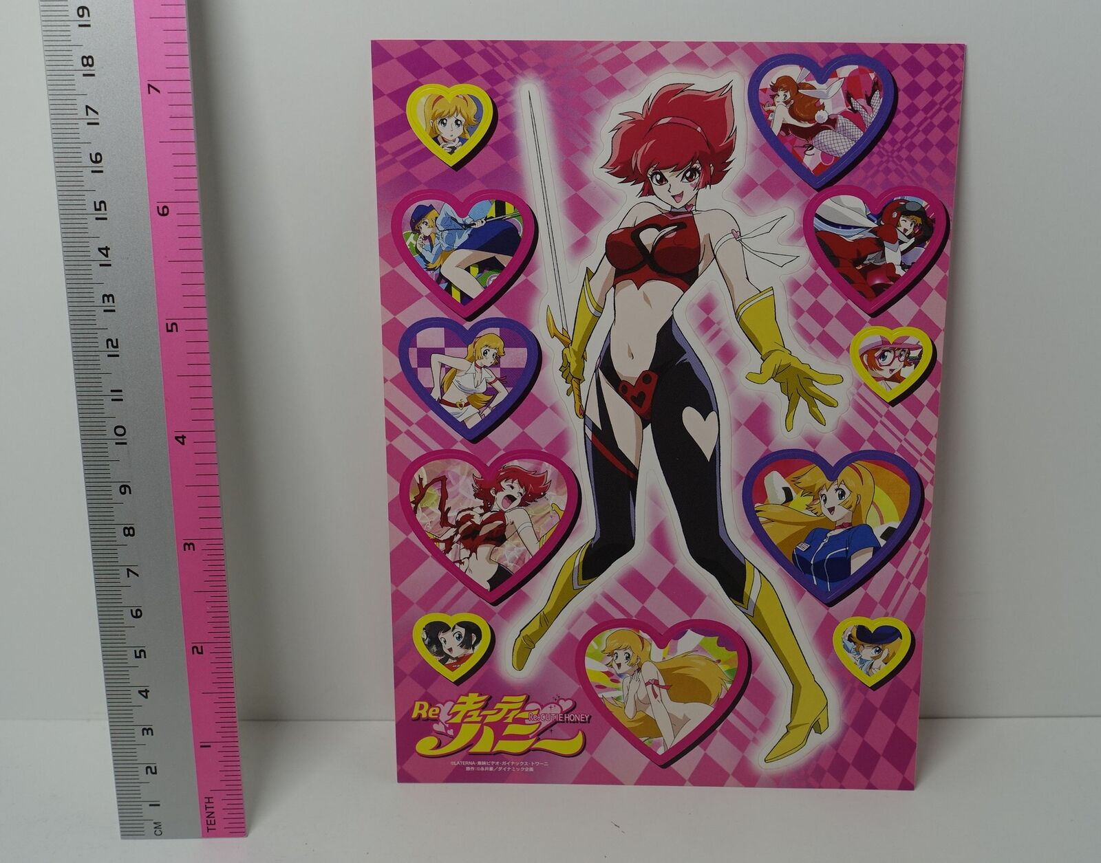 Gainax Re Cutie Honey Seal Sticker Sheet