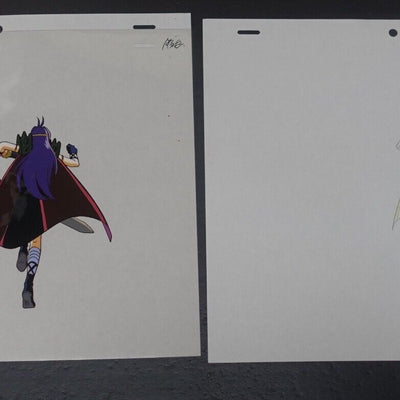 Cel & Raw Key Frame Art The Slayers Rina & Naga A6 & B13 Japanese Animation