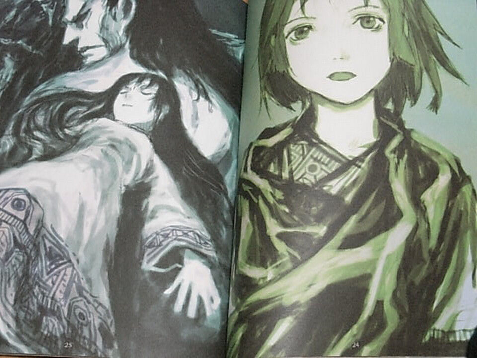 Yoshitoshi Abe Illustration Art Book color monochrome