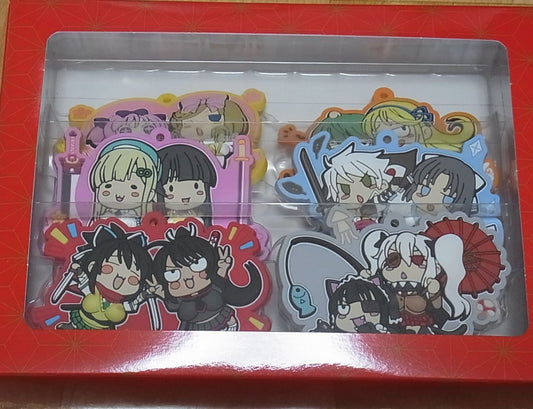 Senran Kagura Burst Re Newal Rubber Key Chain 6 Set