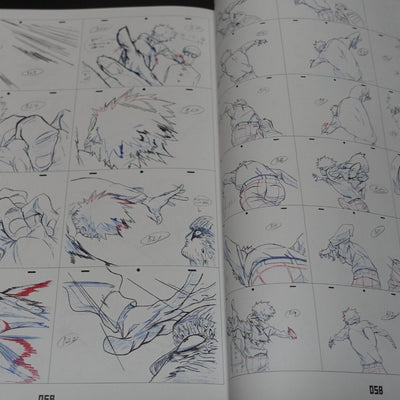 BONES Yoshimichi Kameda Mob Psycho 100 Key Frame Art Work Book Set 1-3