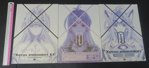 Xeno emission E1 E2 E3 SET Xenosaga CHOCOLATE SHOP Xenosaga Xeno Saga