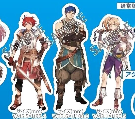Ys 10 X Nordics Privilege Acrylic Stand Figure 3 Set Pre-Order