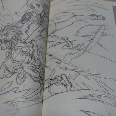 NOBUTERU YUKI Animation Art Work Book ANVIL3 ESCAFLOWNE Record of Lodoss War etc