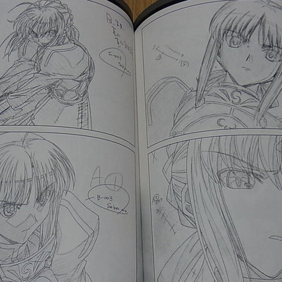 Movie Fate stay night UNLIMITED BLADE WORKS Key Frame & Visual Art Book Set