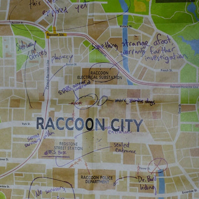 RESIDENT EVIL RE3 SPECIAL Big Size Poster RACCOON CITY BIOHAZARD RE 3