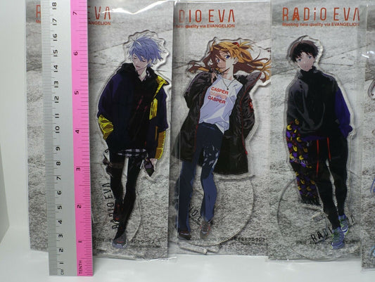 Evangelion Radio Eva Mai Yoneyama Art Acrylic Stand Figure 5 Character Set