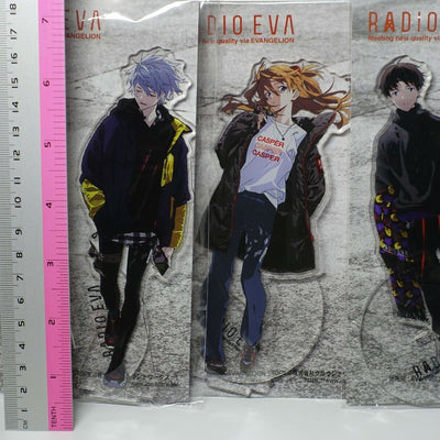 Evangelion Radio Eva Mai Yoneyama Art Acrylic Stand Figure 5 Character Set