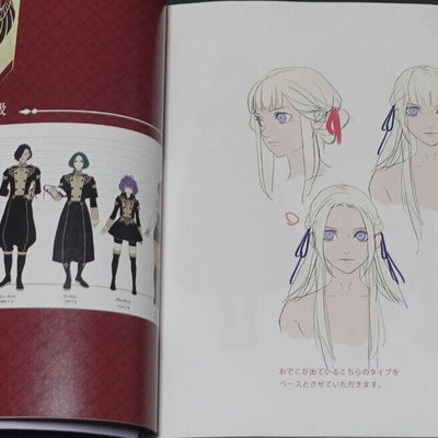 Fire Emblem Three Houses Setting Collection Book Fodlan ART BOOK
